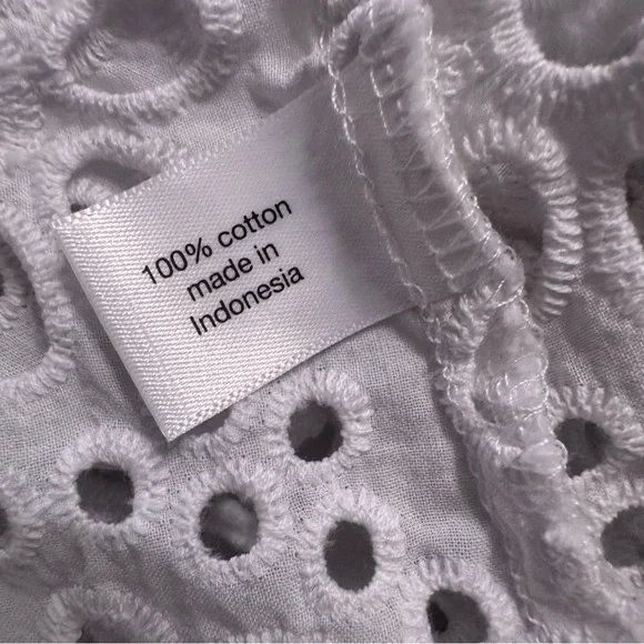 LANE BRYANT EYELET LACE BLOUSE SIZE 14 - Picture 6 of 8